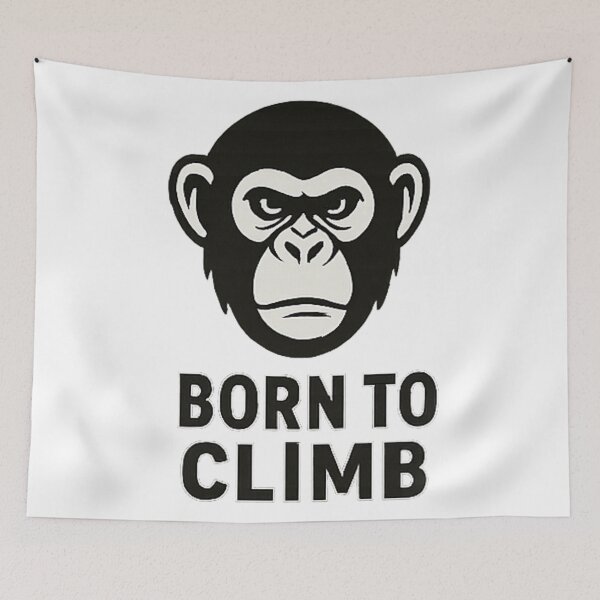 Item preview, Born to climb designed and sold by Mjonkey.
