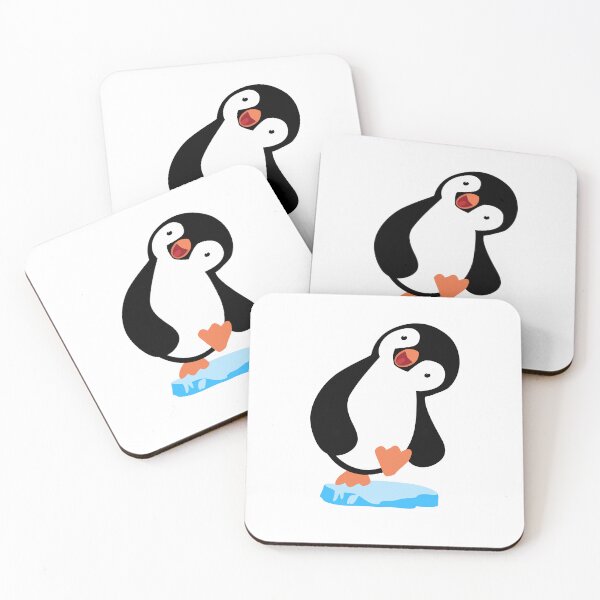 Item preview, Cute Penguin on Ice – Winter Vibes designed and sold by NatFil.