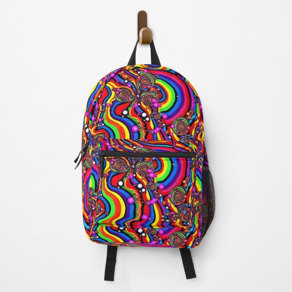 Item preview, Colorful Psychedelic 70s Waves and Swirls Pattern designed and sold by TheDreamAtelier.