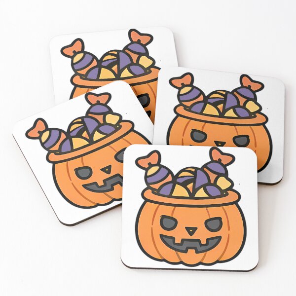 Item preview, Cute Halloween Candy Bucket | Kawaii Pumpkin Trick-or-Treat | Spooky Season Illustration designed and sold by Kni2BeDesign.