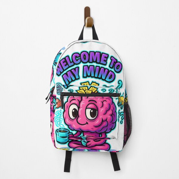 Item preview, Welcome To My Mind | Overthinking Brain Cartoon designed and sold by Designforyou86.