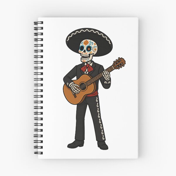 Item preview, Day of the Dead Skeleton Mariachi designed and sold by CrisC00l.