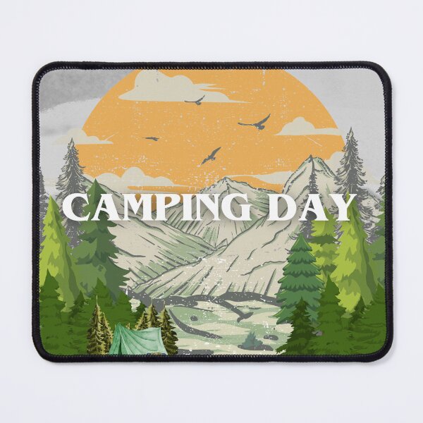 Item preview, Camping Day in the Wild Mountains designed and sold by Saragoza.