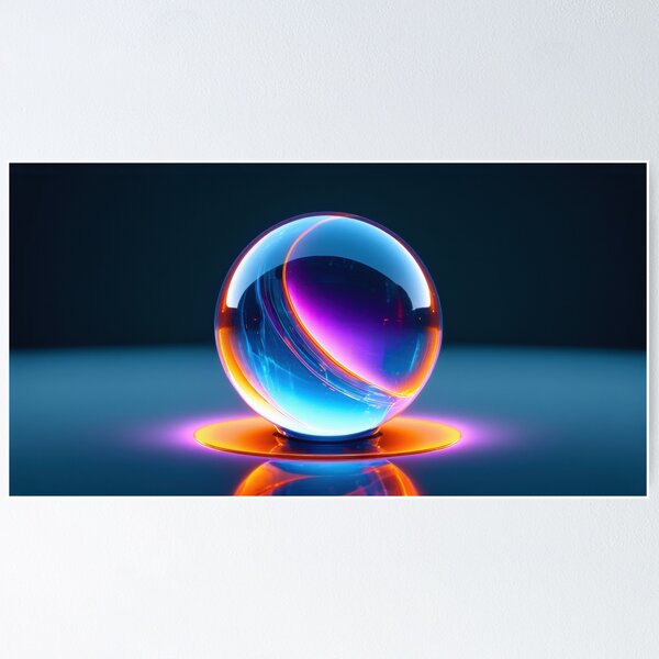 Item preview, Glowing Futuristic Glass Sphere designed and sold by antishock.