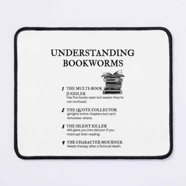 Item preview, Funny Bookworm Definitions – Book Lover Humor designed and sold by PsyFlow35.