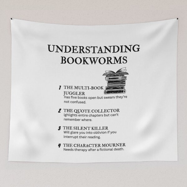 Item preview, Funny Bookworm Definitions – Book Lover Humor designed and sold by PsyFlow35.