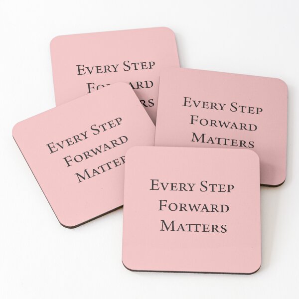 Item preview, Every Step Forward Matters – Growth & Progress Quote Design designed and sold by ArtNestVerse.