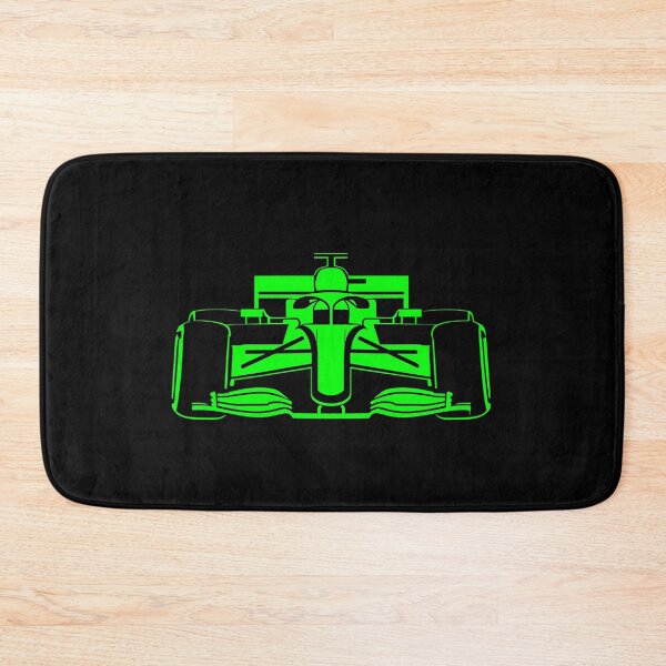 Item preview,  Neon Green F1 Race Car Outline Minimalist Art designed and sold by JohnHoltgre.