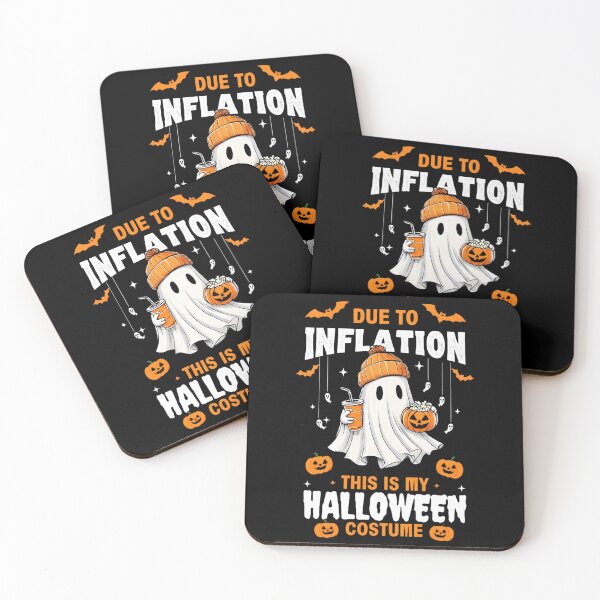 Item preview, Due to Inflation This Is My Halloween Costume Funny Quote designed and sold by ArtByKatti.