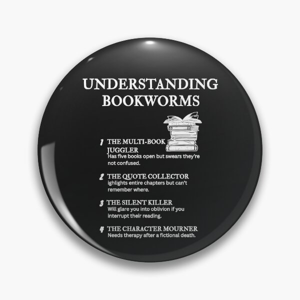 Item preview, Funny Bookworm Definitions – Book Lover Humor – Black designed and sold by PsyFlow35.