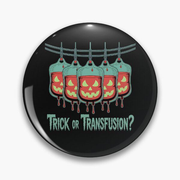 Item preview, Trick or transfusion Doctor Halloween  designed and sold by Missynoofnoof.
