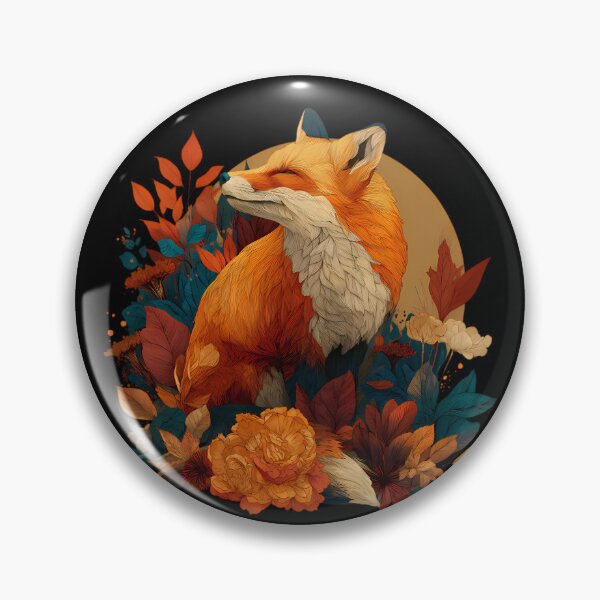 Item preview, Warm Autumn Foxy Pattern For Nature Lovers designed and sold by MarlenArt.
