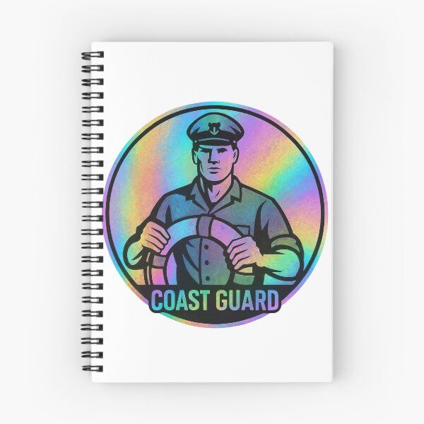 Item preview, Stylized Illustration of Coast Guard Officer with Life Preserver designed and sold by Creative88Art.