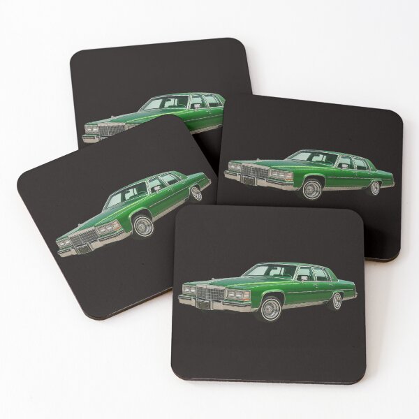 Item preview, 1983 Cadillac Fleetwood Brougham Lowrider Candy Green Classic designed and sold by Tatko Designs.