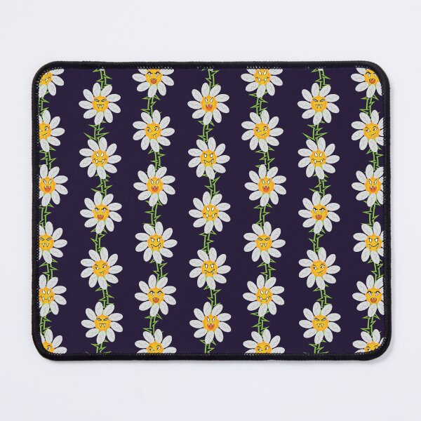 Item preview, Vampire Smiley Flowers - Dark Purple designed and sold by Daniel Bevis Design.
