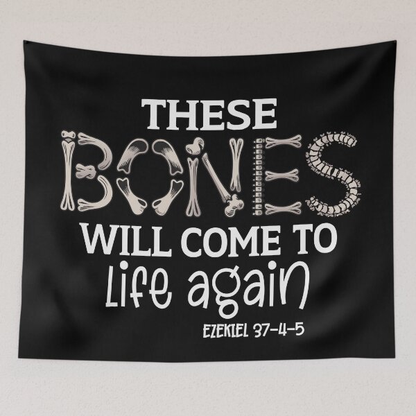 Item preview, Halloween Bones Will Come Life Christian Costume design designed and sold by Colorfulman.