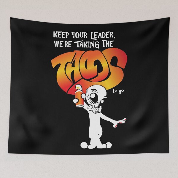 Item preview, The Alien Dude Graffiti Artist designed and sold by JohnZDesigns.