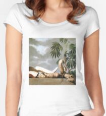 HD - Still Life (2 of 6) by Albert Eckhout - HIGH DEFINITION Women's Fitted Scoop T-Shirt