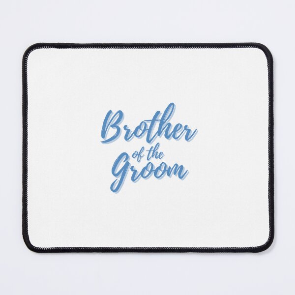 Item preview, Stylish Blue Script Brother of the Groom designed and sold by DixieGirlStudio.