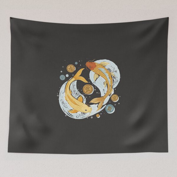 Item preview, Twin Koi fish Yin and Yang good luck . designed and sold by Lucky 777.