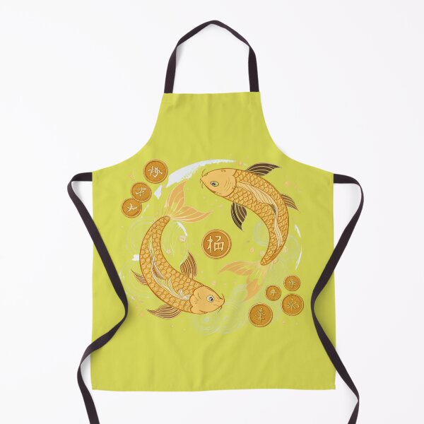 Item preview, Twin Koi fish golden fish , Yin and Yang good luck with coins . designed and sold by Lucky 777.