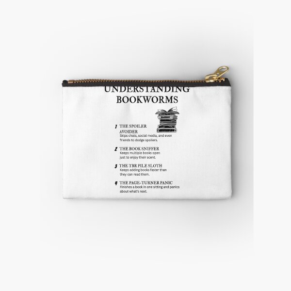 Item preview, Hilarious Bookworm Types – Funny Reading Humor designed and sold by PsyFlow35.