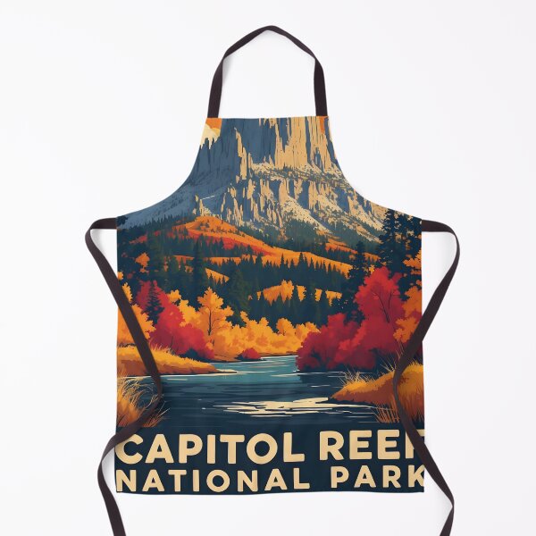 Item preview, Capitol Reef National Park Autumn USA Vintage Travel Tourism  designed and sold by TravelersGems.