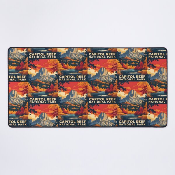 Item preview, Capitol Reef National Park Autumn USA Vintage Travel Tourism designed and sold by TravelersGems.