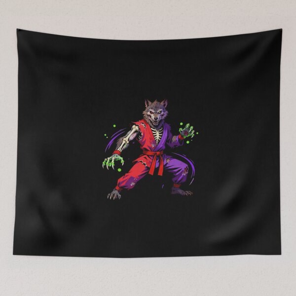 Item preview, Kung Fu Wolf Fitness Warrior designed and sold by El Hermano Gym.