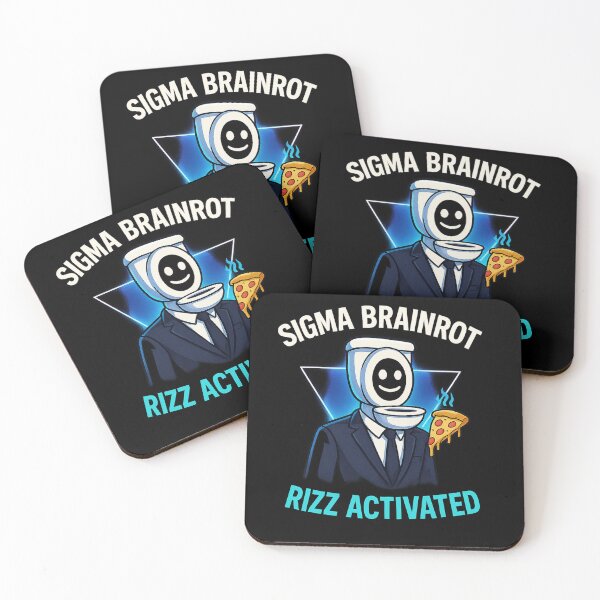 Item preview, Sigma Brainrot Meme Skibidi Toilet Rizz Funny designed and sold by BiomortoArts.