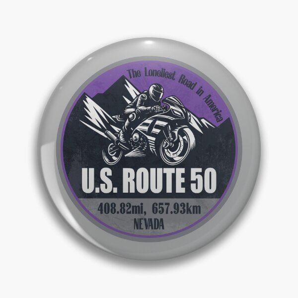 Item preview, U.S. Route 50 Nevada Scenic Motorcycle Ride designed and sold by CynthiaGraphics.