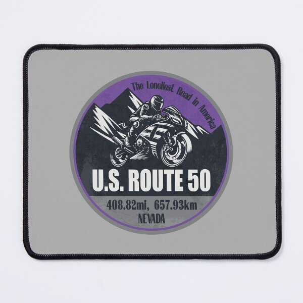 Item preview, U.S. Route 50 Nevada Scenic Motorcycle Ride designed and sold by CynthiaGraphics.