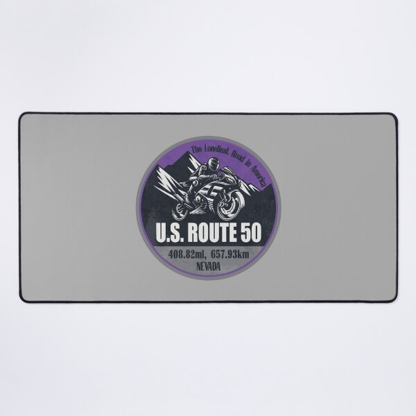 Item preview, U.S. Route 50 Nevada Scenic Motorcycle Ride designed and sold by CynthiaGraphics.