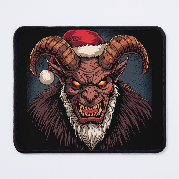 Item preview, Krampus with santa hat designed and sold by DivingGoblin.