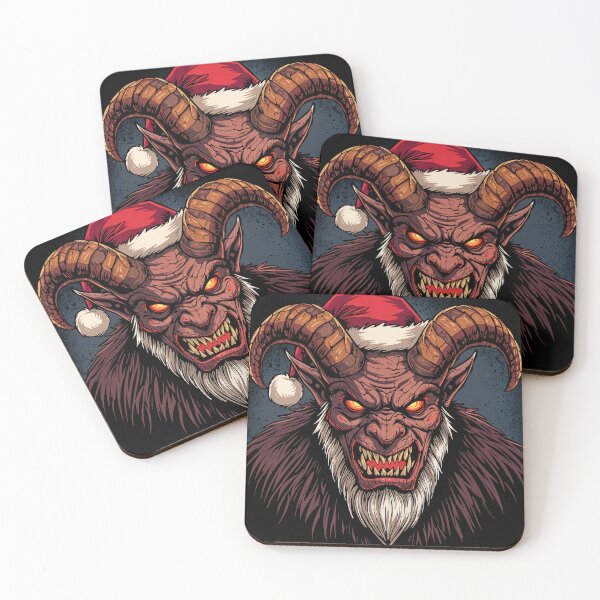 Item preview, Krampus with santa hat designed and sold by DivingGoblin.