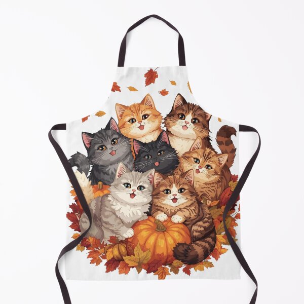 Item preview, Happy Halloween Cats and Pumpkins designed and sold by designwiss.