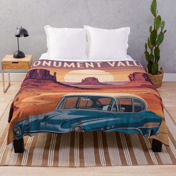 Item preview, Retro Monument Valley Travel Poster | Vintage Desert Landscape Wall Art | American Southwest Decor 2 designed and sold by TrendSh0p.