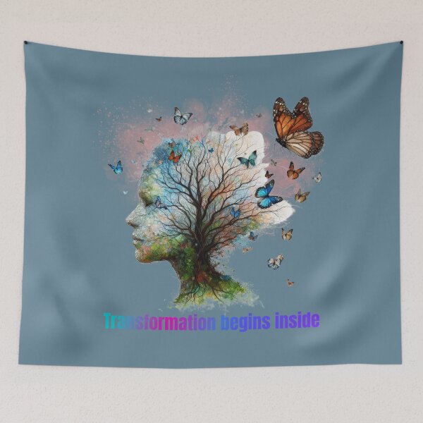 Item preview, Positive changes begin in the mind designed and sold by Szpaku desart .