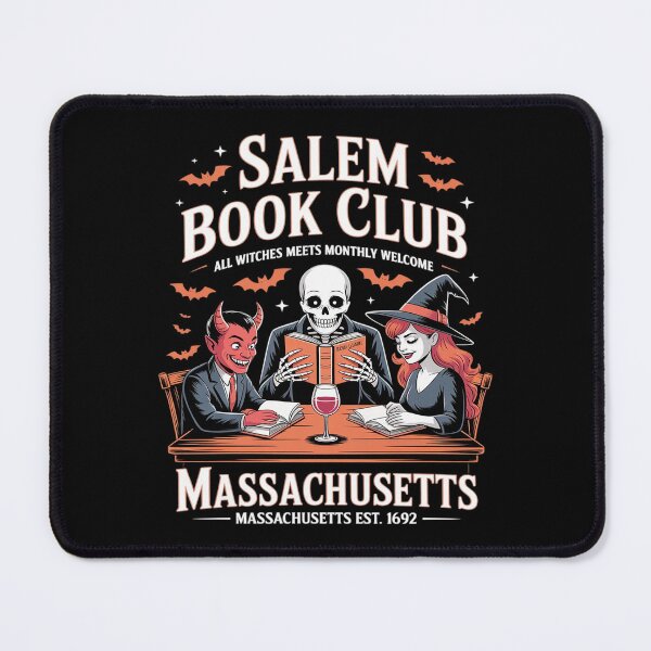 Item preview, Salem Book Club Black Cat Bookish Spooky Halloween designed and sold by JulienAureo.