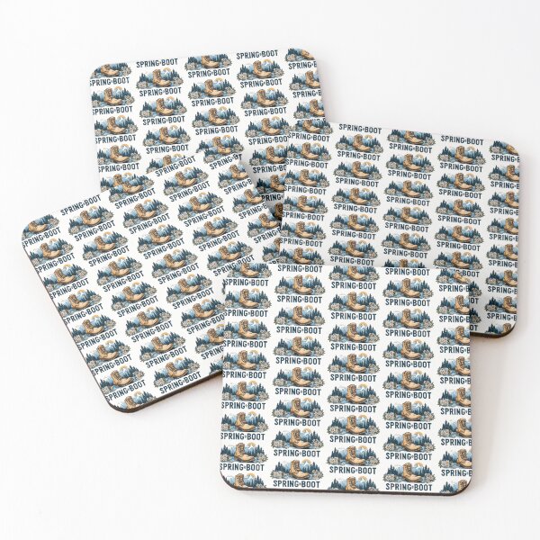 Item preview, Spring Boot Funny Sticker – Java Framework Pun Design designed and sold by mliotard.