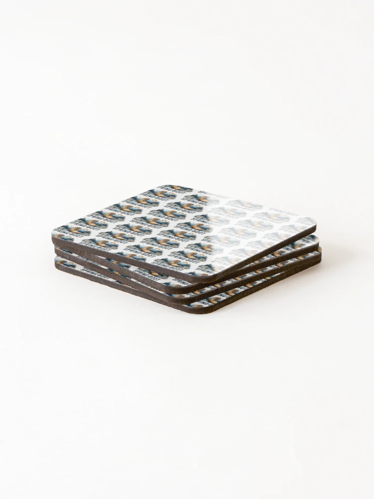 Thumbnail 4 of 5, Coasters (Set of 4), Spring Boot Funny Sticker – Java Framework Pun Design designed and sold by mliotard.
