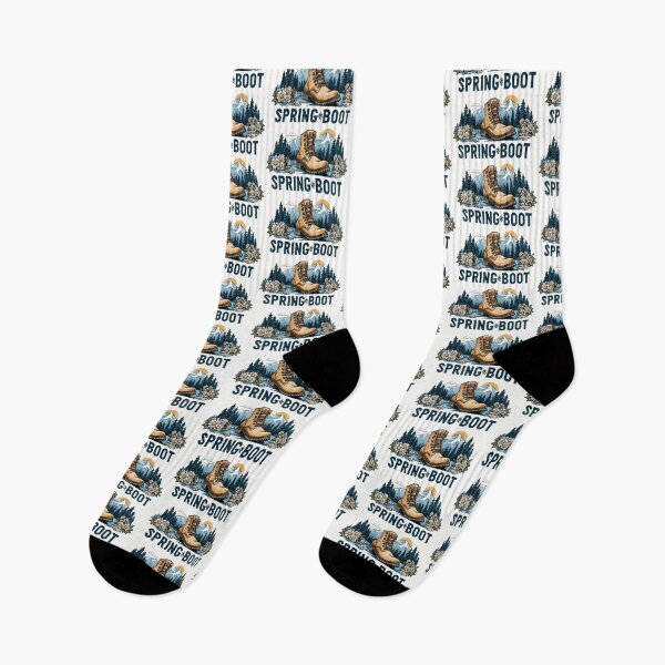 Item preview, Spring Boot Funny Sticker – Java Framework Pun Design designed and sold by mliotard.