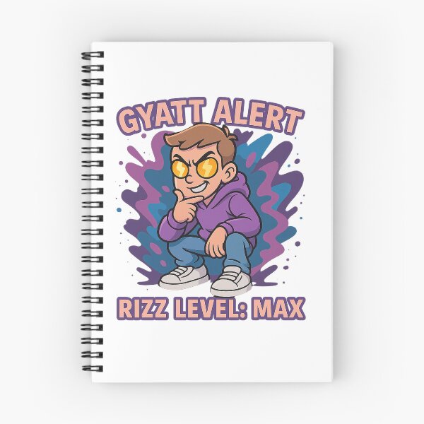 Item preview, Gyatt Rizz Meme Brainrot Funny Viral Internet designed and sold by BiomortoArts.