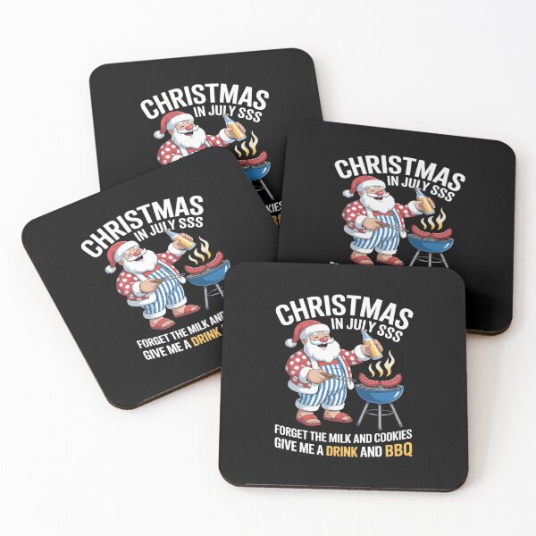 Item preview, Santa BBQ Christmas in July Funny Cookout Summer Humor designed and sold by JulienAureo.