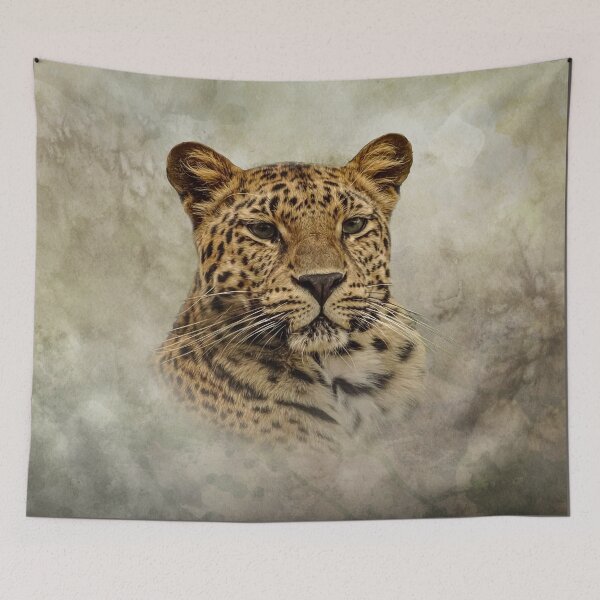 Item preview, Leopard portrait designed and sold by Guardi71.