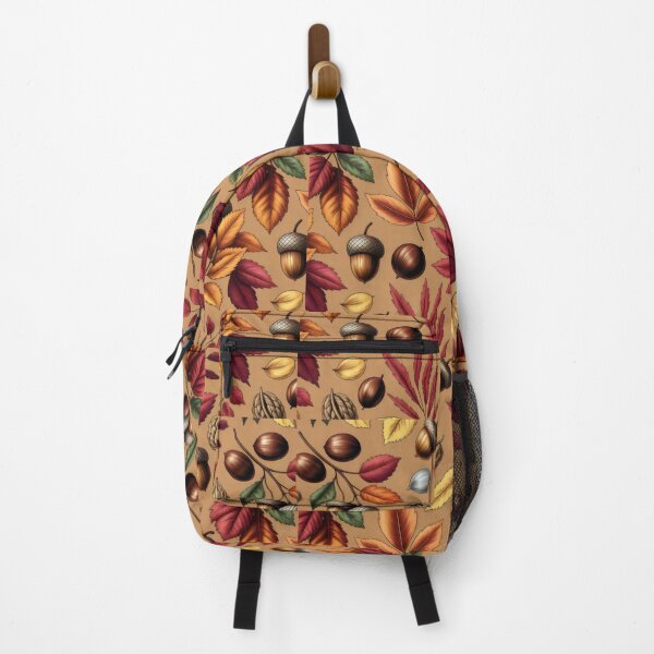 Item preview, Autumn Mushrooms and Leaves Motif designed and sold by SplashTastic.