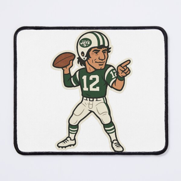Item preview, Gridiron Greats: A Cartoon Tribute -Joe Namath "Broadway Joe" designed and sold by CleverCulture.