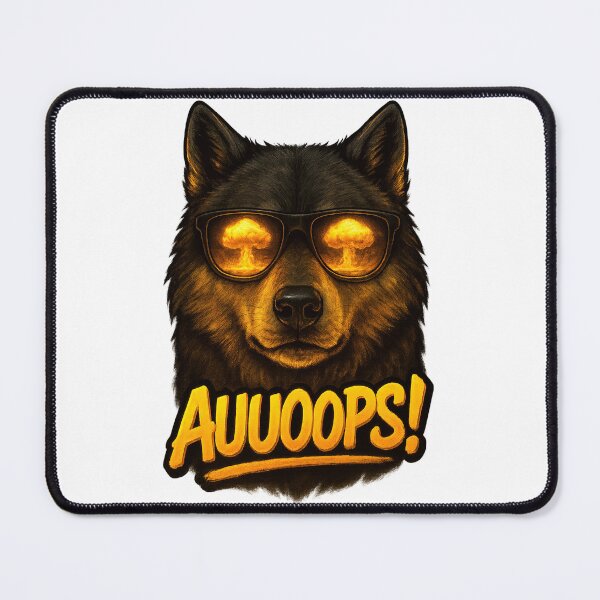 Item preview, AUUOOPS! Wolf Shades Explosion | Retro Dark Style by VLF designed and sold by VitalLifeForce.