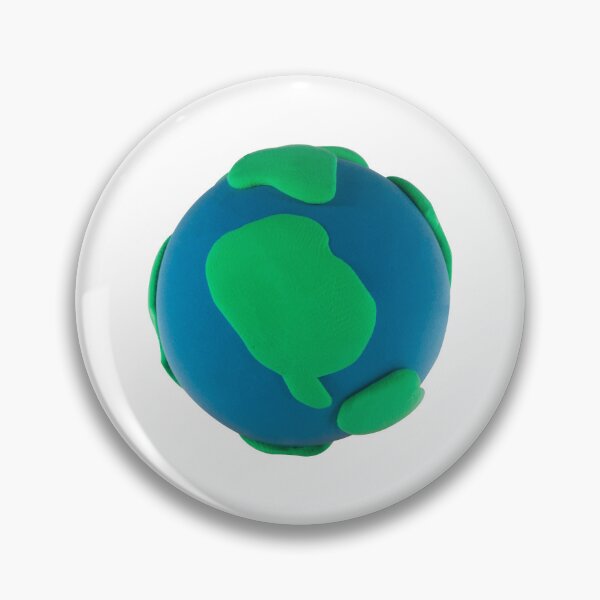 Item preview, Clay Earth Globe Illustration designed and sold by MooBinArt.