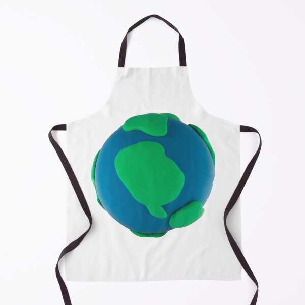 Item preview, Clay Earth Globe Illustration designed and sold by MooBinArt.